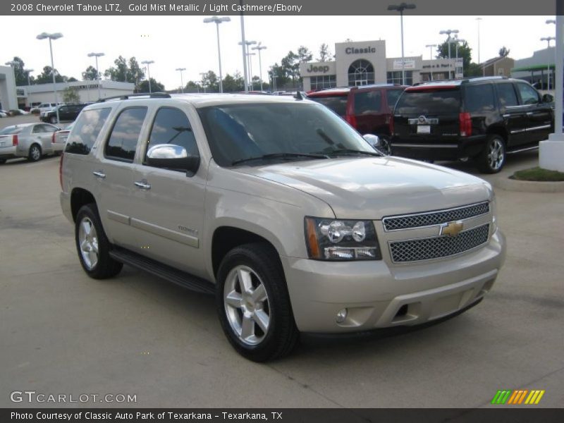 Gold Mist Metallic / Light Cashmere/Ebony 2008 Chevrolet Tahoe LTZ