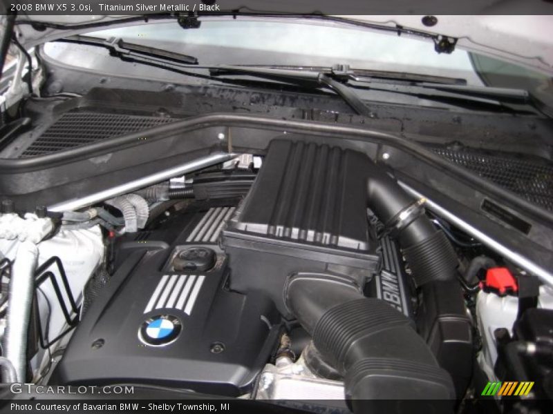 Titanium Silver Metallic / Black 2008 BMW X5 3.0si