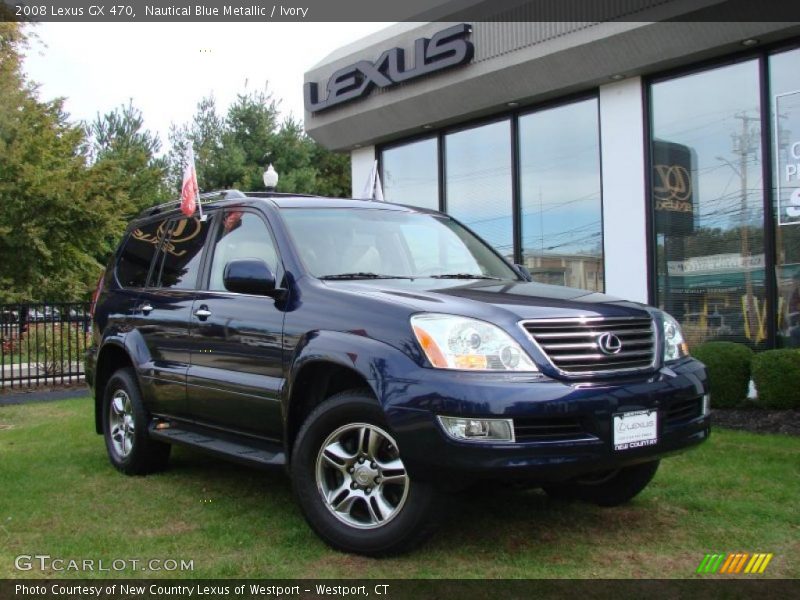 Nautical Blue Metallic / Ivory 2008 Lexus GX 470
