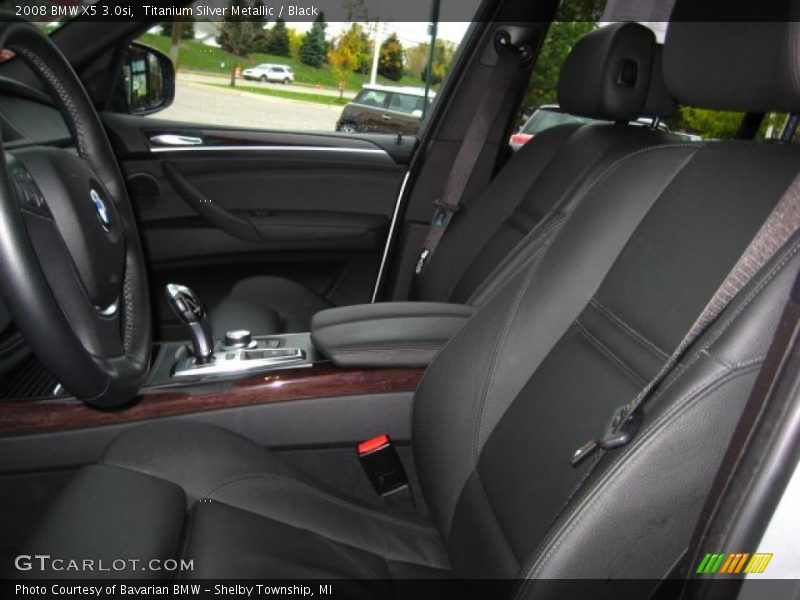 Titanium Silver Metallic / Black 2008 BMW X5 3.0si