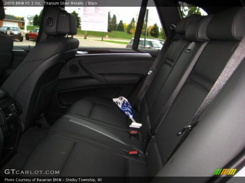 Titanium Silver Metallic / Black 2008 BMW X5 3.0si