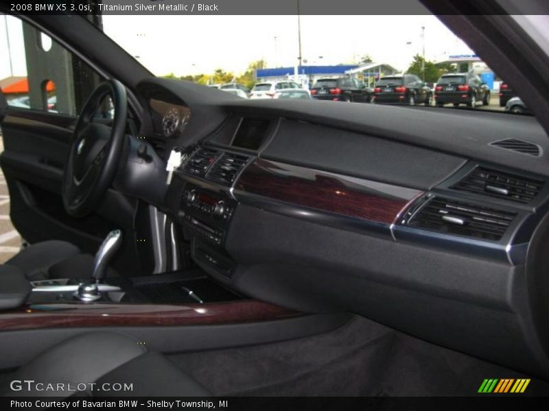 Titanium Silver Metallic / Black 2008 BMW X5 3.0si