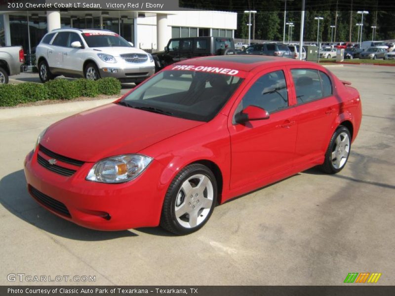 Victory Red / Ebony 2010 Chevrolet Cobalt LT Sedan