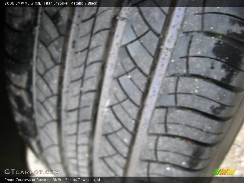 Titanium Silver Metallic / Black 2008 BMW X5 3.0si