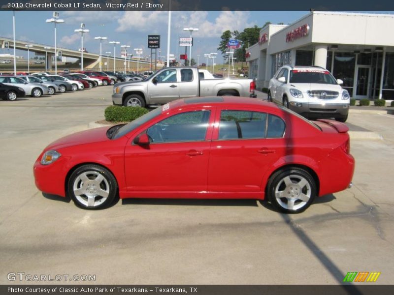 Victory Red / Ebony 2010 Chevrolet Cobalt LT Sedan