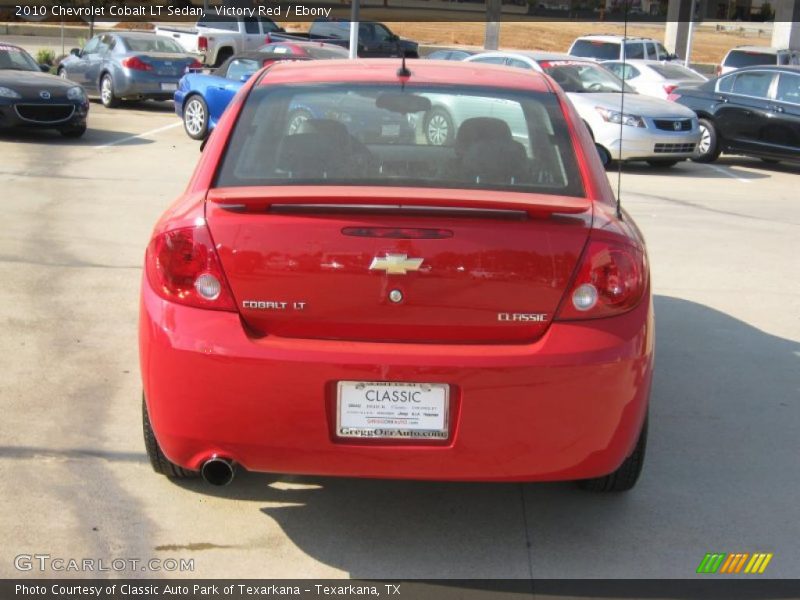 Victory Red / Ebony 2010 Chevrolet Cobalt LT Sedan