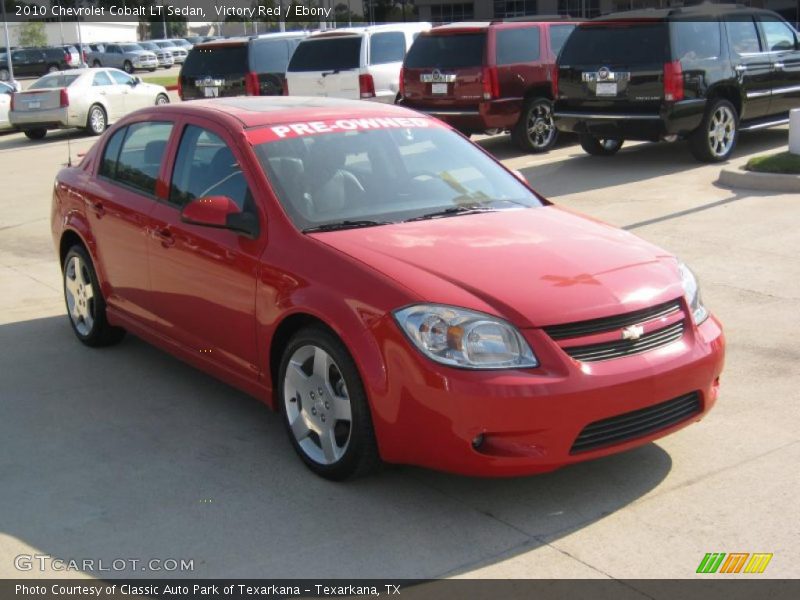 Victory Red / Ebony 2010 Chevrolet Cobalt LT Sedan