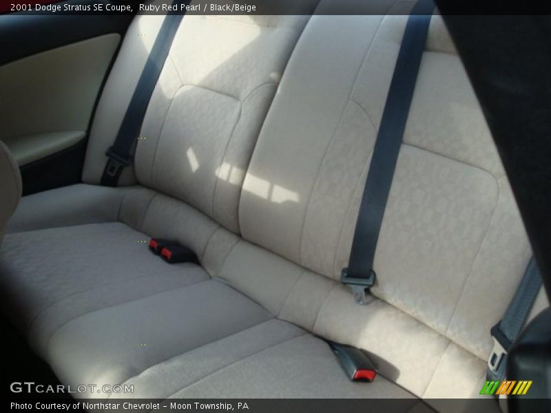  2001 Stratus SE Coupe Black/Beige Interior