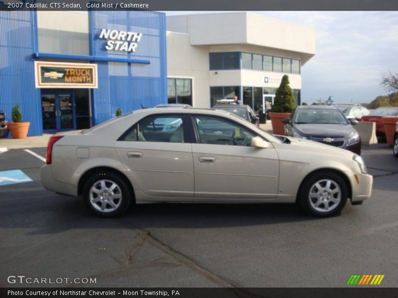 Gold Mist / Cashmere 2007 Cadillac CTS Sedan