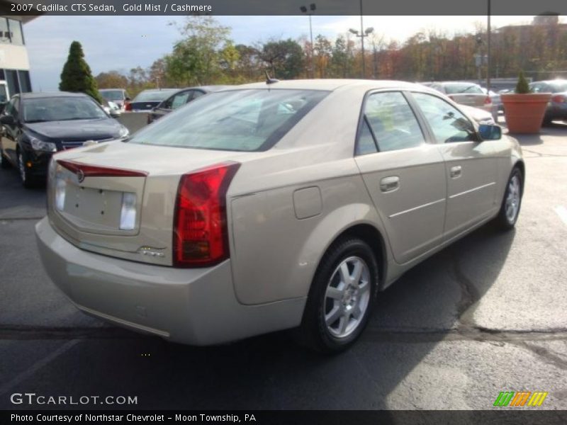 Gold Mist / Cashmere 2007 Cadillac CTS Sedan