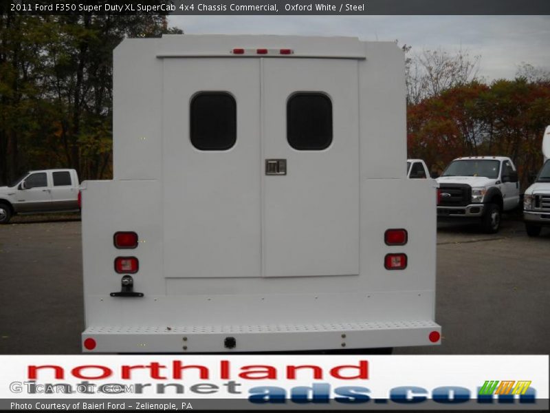 Oxford White / Steel 2011 Ford F350 Super Duty XL SuperCab 4x4 Chassis Commercial