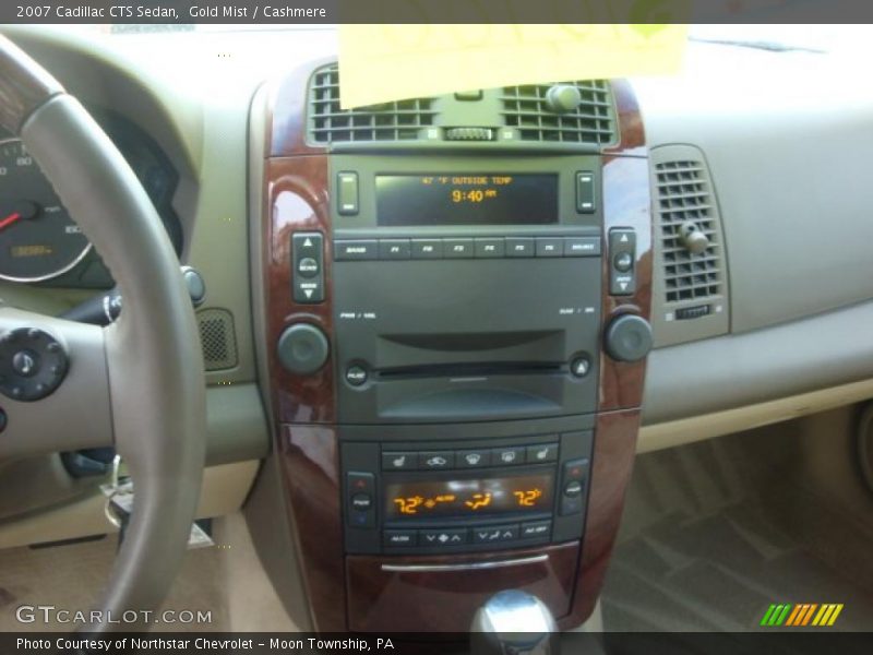 Gold Mist / Cashmere 2007 Cadillac CTS Sedan