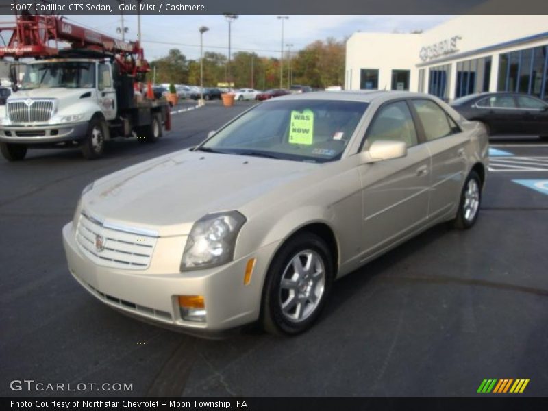 Gold Mist / Cashmere 2007 Cadillac CTS Sedan