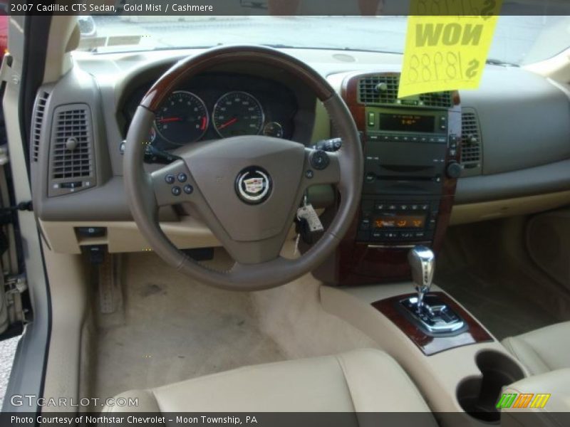 Gold Mist / Cashmere 2007 Cadillac CTS Sedan
