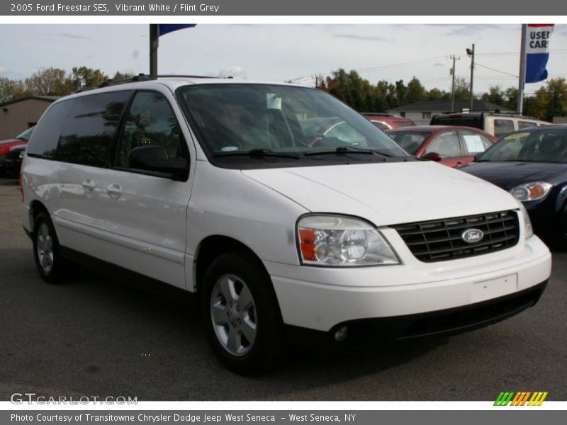 Vibrant White / Flint Grey 2005 Ford Freestar SES