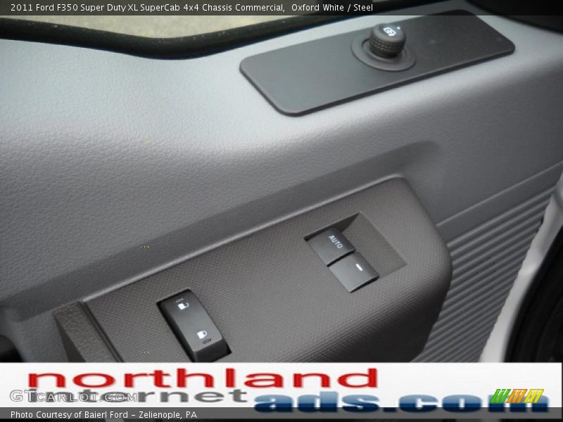 Oxford White / Steel 2011 Ford F350 Super Duty XL SuperCab 4x4 Chassis Commercial