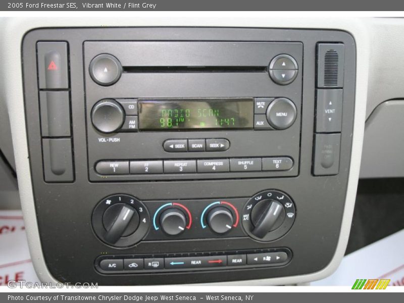 Controls of 2005 Freestar SES