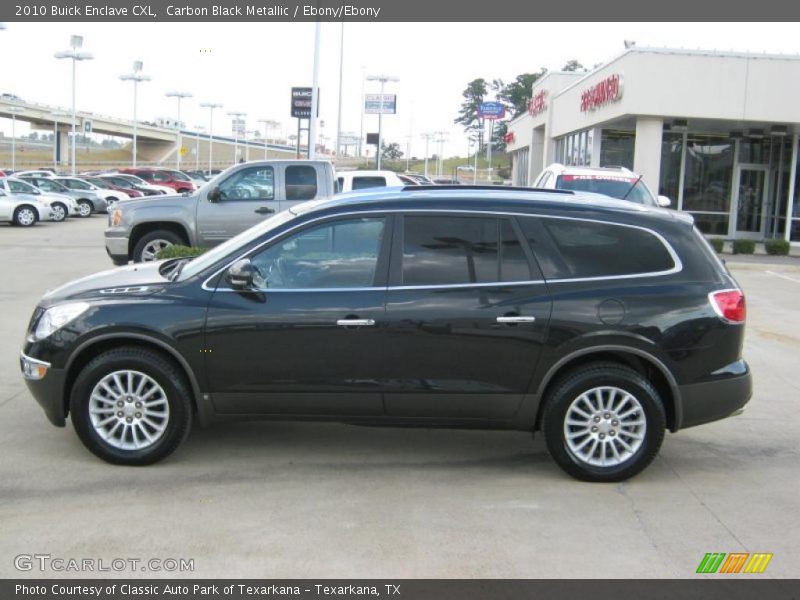 Carbon Black Metallic / Ebony/Ebony 2010 Buick Enclave CXL