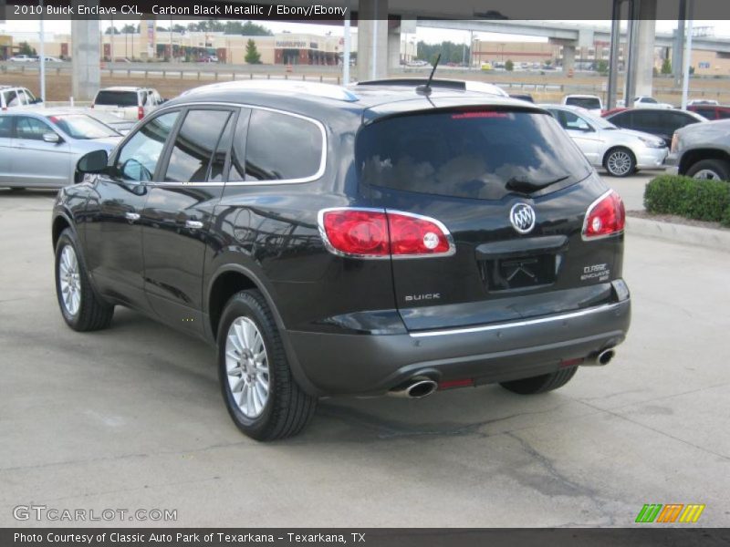 Carbon Black Metallic / Ebony/Ebony 2010 Buick Enclave CXL