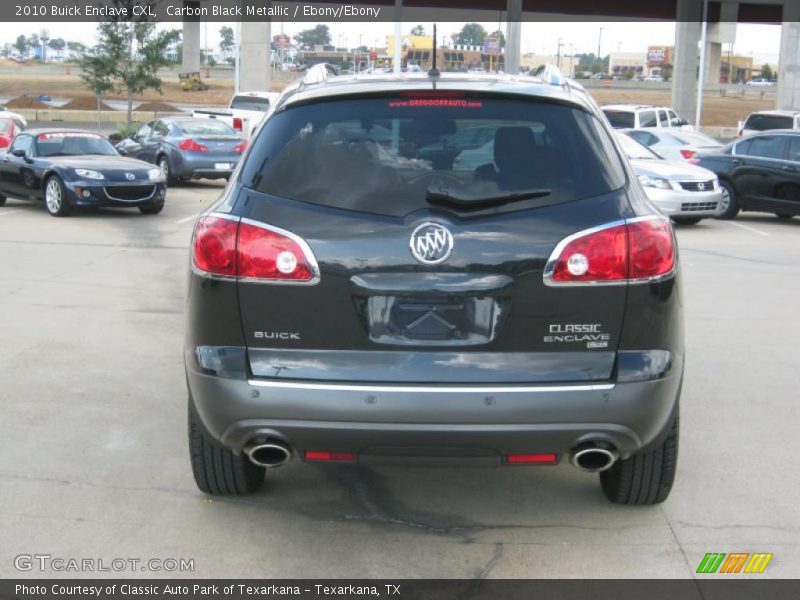 Carbon Black Metallic / Ebony/Ebony 2010 Buick Enclave CXL