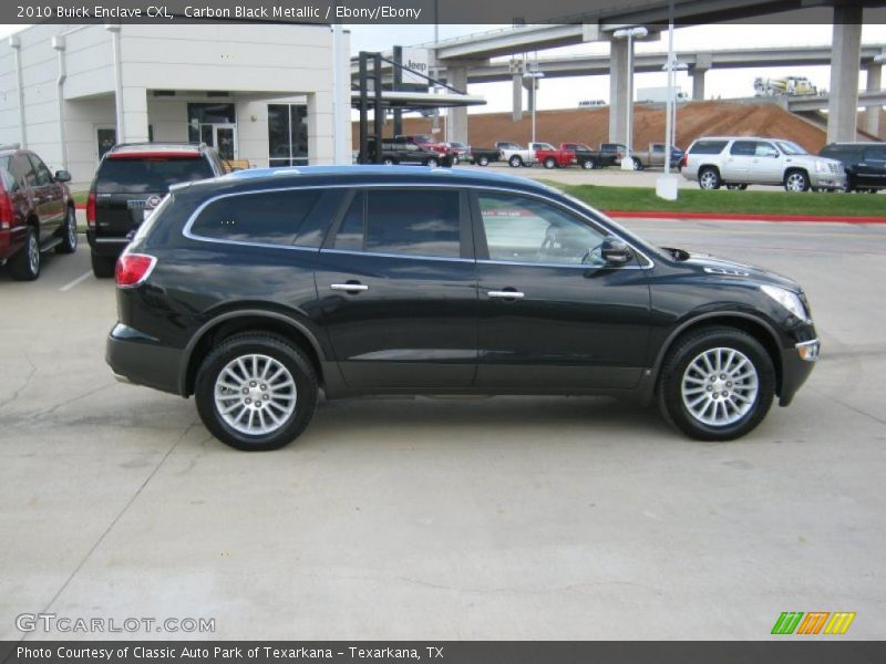 Carbon Black Metallic / Ebony/Ebony 2010 Buick Enclave CXL