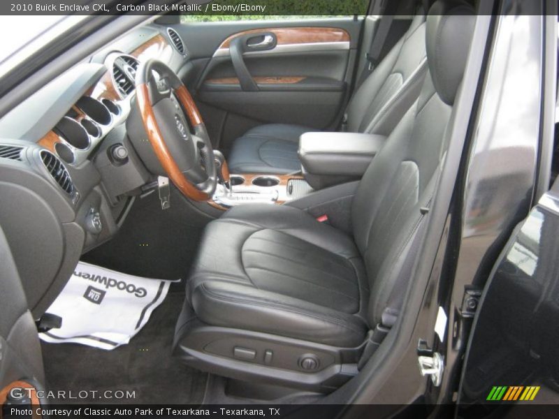 Carbon Black Metallic / Ebony/Ebony 2010 Buick Enclave CXL