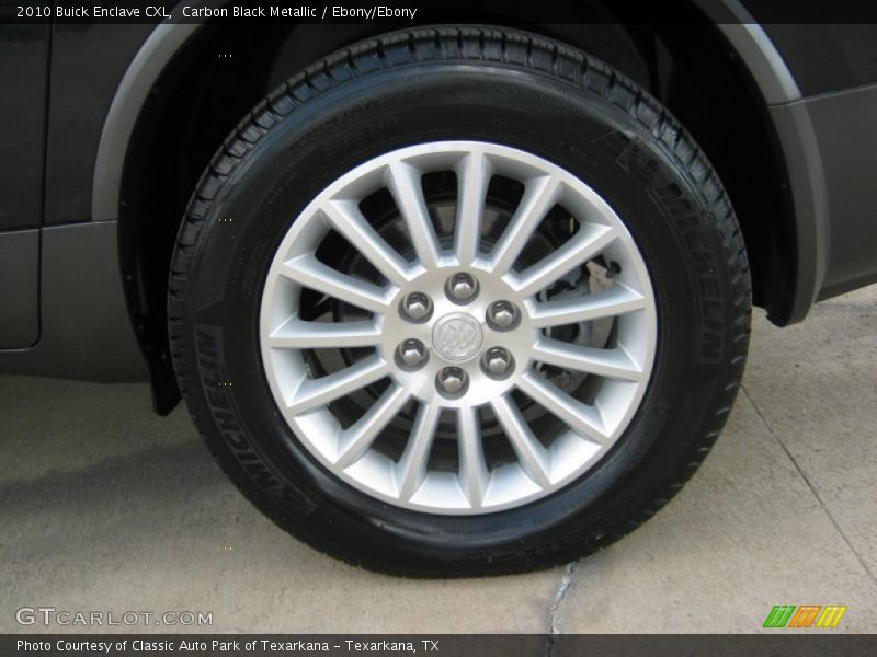 Carbon Black Metallic / Ebony/Ebony 2010 Buick Enclave CXL