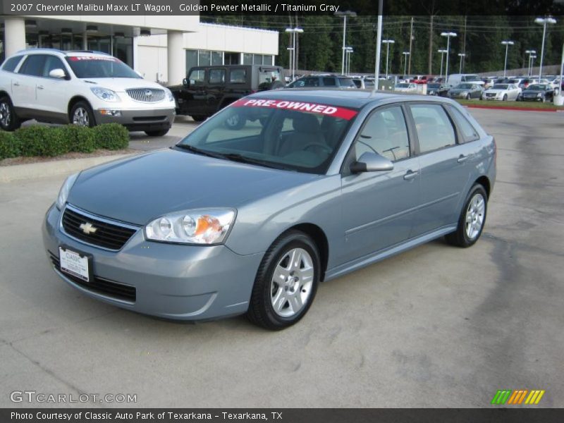 Golden Pewter Metallic / Titanium Gray 2007 Chevrolet Malibu Maxx LT Wagon