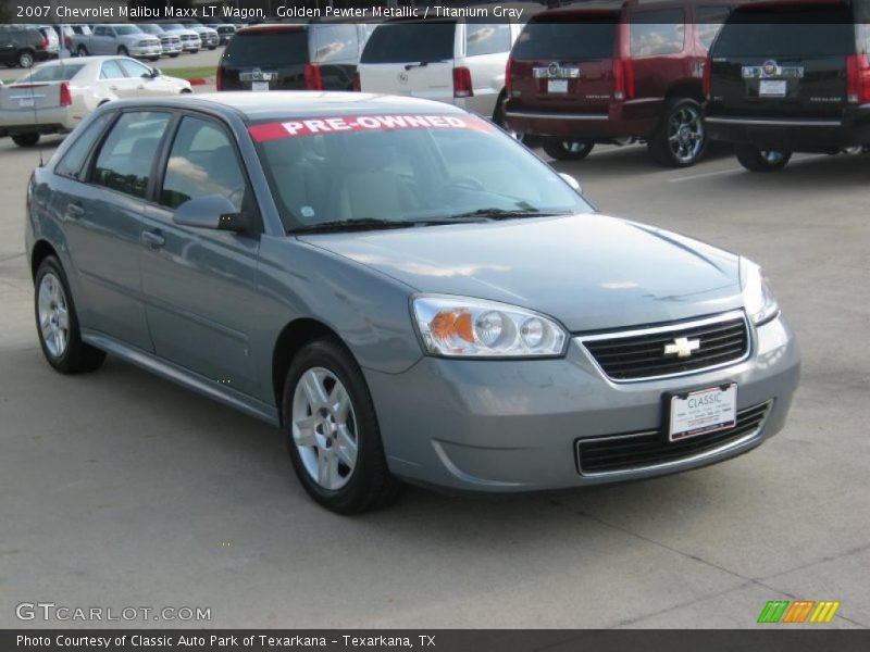 Golden Pewter Metallic / Titanium Gray 2007 Chevrolet Malibu Maxx LT Wagon