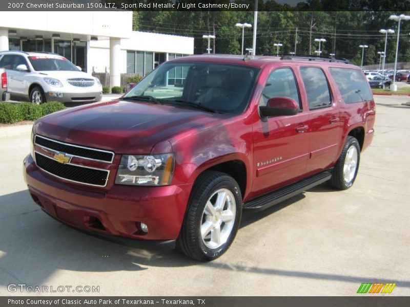 Sport Red Metallic / Light Cashmere/Ebony 2007 Chevrolet Suburban 1500 LTZ