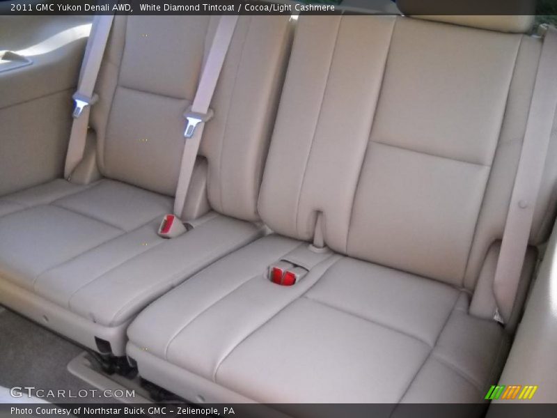 White Diamond Tintcoat / Cocoa/Light Cashmere 2011 GMC Yukon Denali AWD