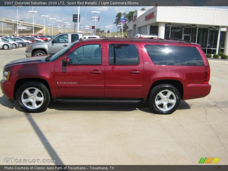 Sport Red Metallic / Light Cashmere/Ebony 2007 Chevrolet Suburban 1500 LTZ