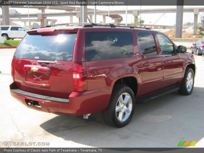 Sport Red Metallic / Light Cashmere/Ebony 2007 Chevrolet Suburban 1500 LTZ