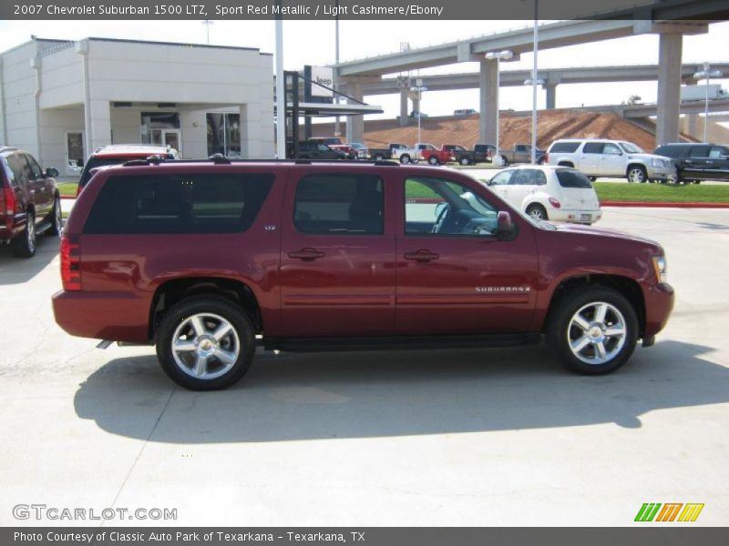 Sport Red Metallic / Light Cashmere/Ebony 2007 Chevrolet Suburban 1500 LTZ