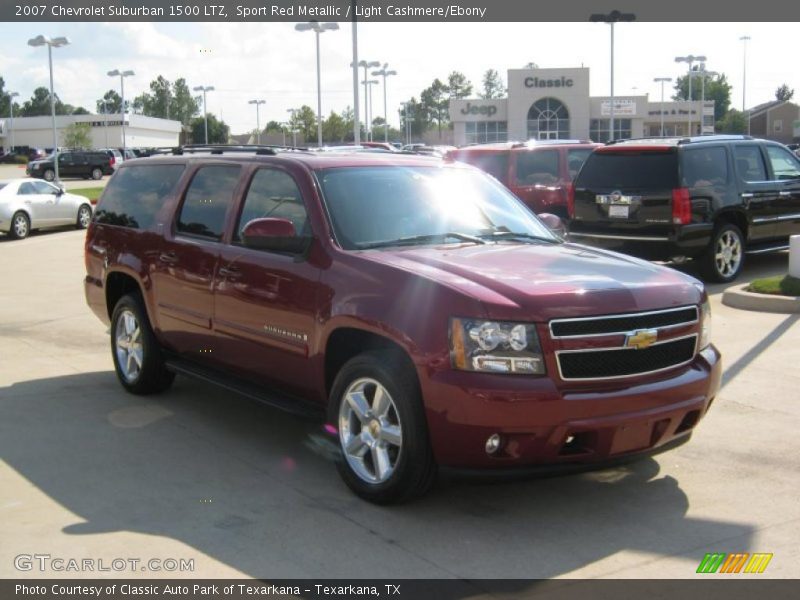 Sport Red Metallic / Light Cashmere/Ebony 2007 Chevrolet Suburban 1500 LTZ