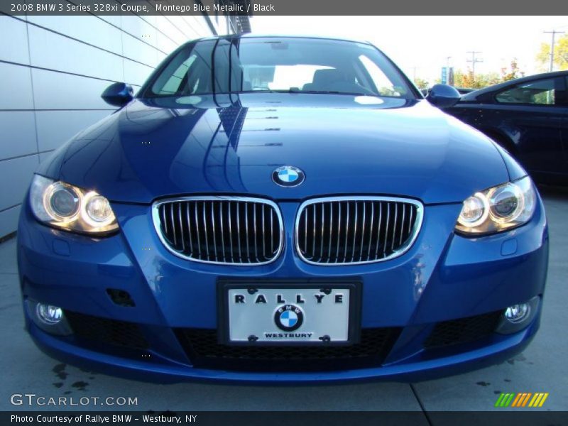 Montego Blue Metallic / Black 2008 BMW 3 Series 328xi Coupe