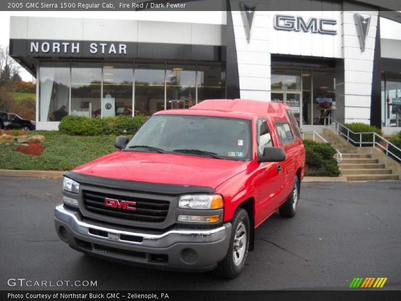 Fire Red / Dark Pewter 2005 GMC Sierra 1500 Regular Cab