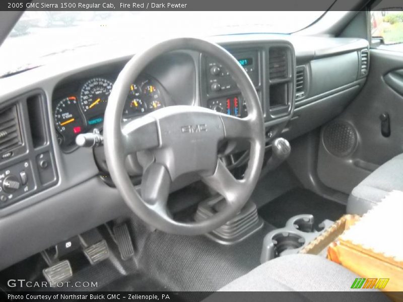 Fire Red / Dark Pewter 2005 GMC Sierra 1500 Regular Cab