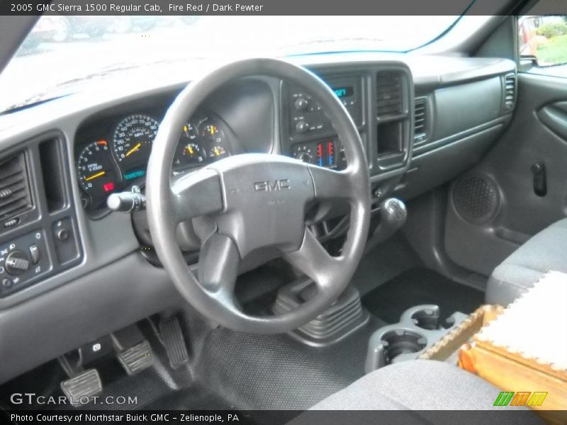 Fire Red / Dark Pewter 2005 GMC Sierra 1500 Regular Cab
