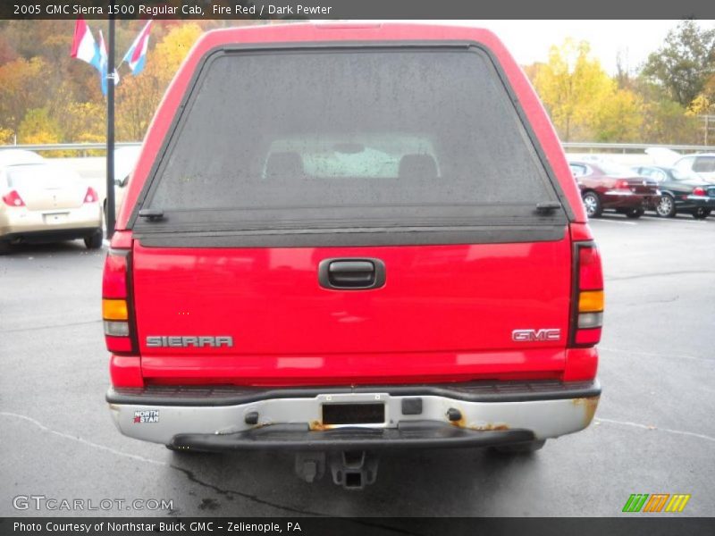 Fire Red / Dark Pewter 2005 GMC Sierra 1500 Regular Cab