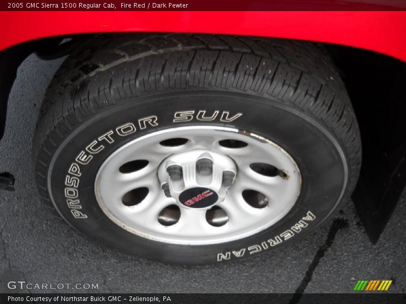 Fire Red / Dark Pewter 2005 GMC Sierra 1500 Regular Cab