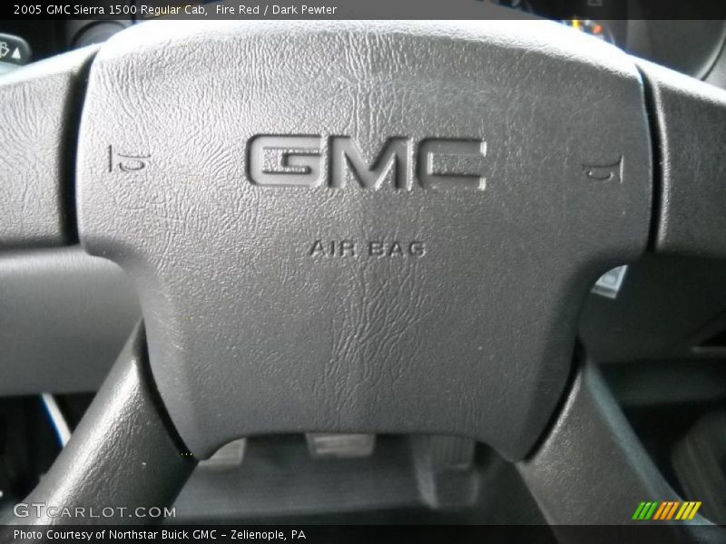 Fire Red / Dark Pewter 2005 GMC Sierra 1500 Regular Cab
