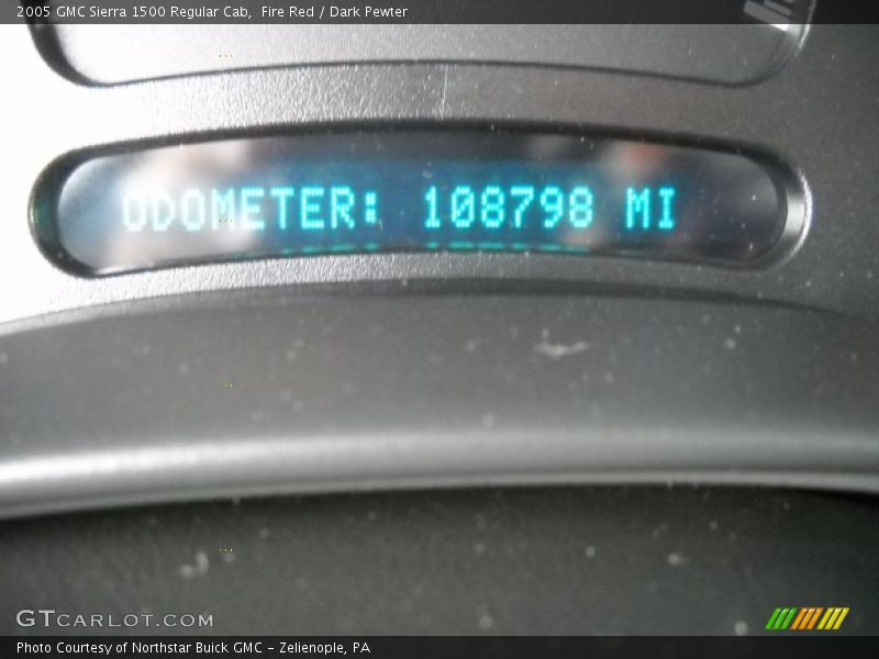 Fire Red / Dark Pewter 2005 GMC Sierra 1500 Regular Cab