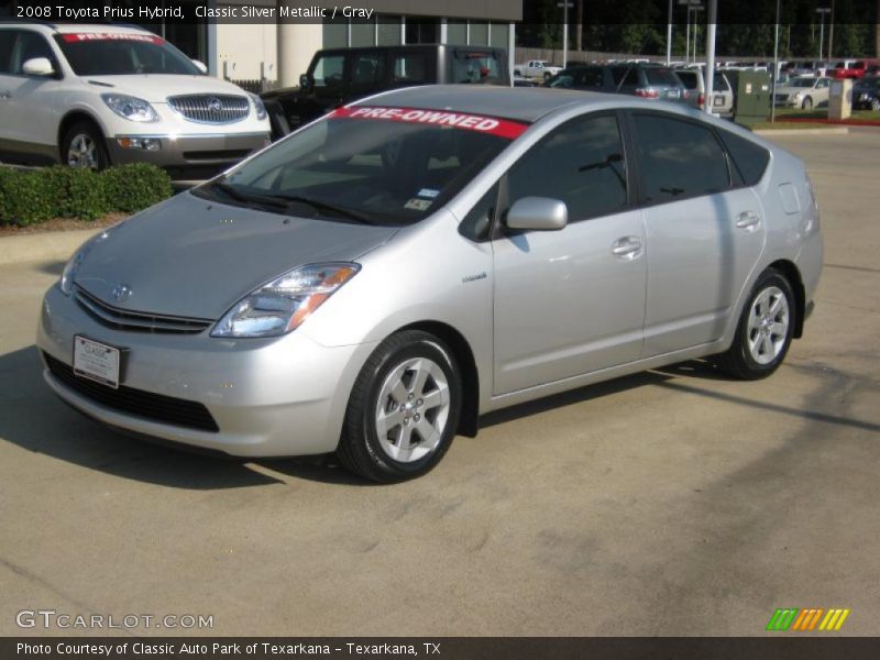 Classic Silver Metallic / Gray 2008 Toyota Prius Hybrid