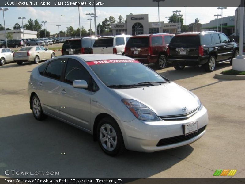 Classic Silver Metallic / Gray 2008 Toyota Prius Hybrid