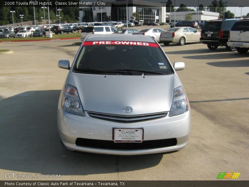 Classic Silver Metallic / Gray 2008 Toyota Prius Hybrid