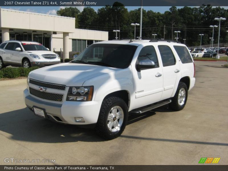 Summit White / Ebony 2007 Chevrolet Tahoe Z71 4x4