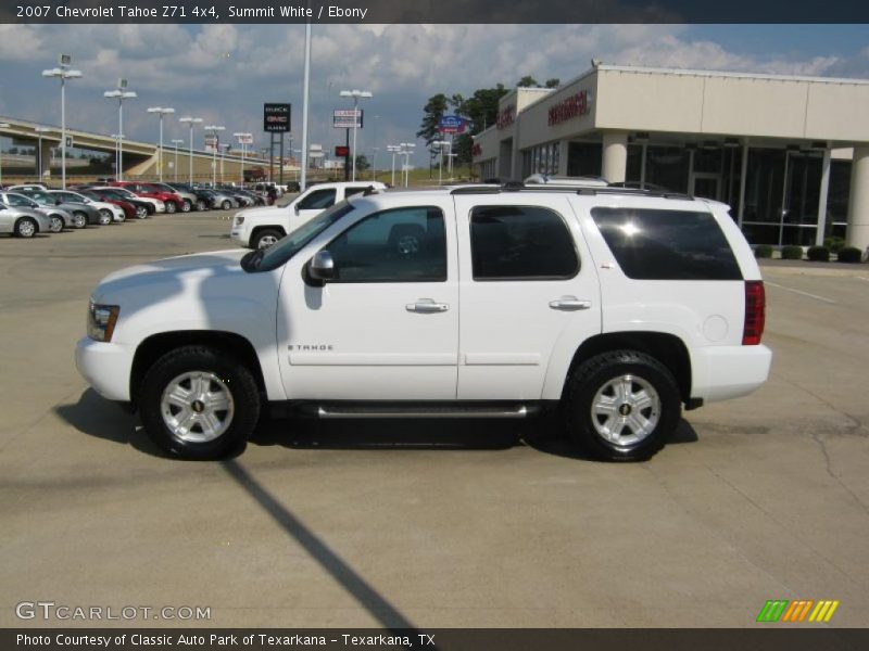 Summit White / Ebony 2007 Chevrolet Tahoe Z71 4x4
