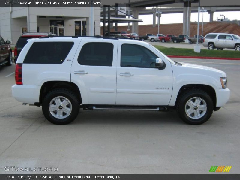 Summit White / Ebony 2007 Chevrolet Tahoe Z71 4x4