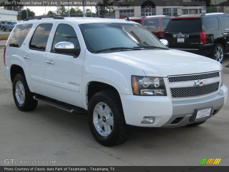 Summit White / Ebony 2007 Chevrolet Tahoe Z71 4x4
